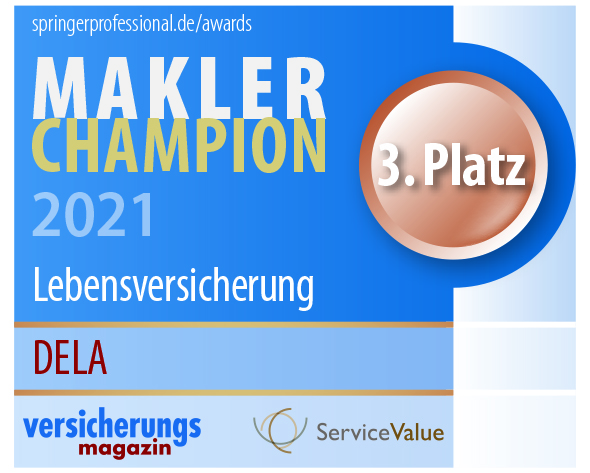 Unser Kunde DELA: Makler-Champion 2021